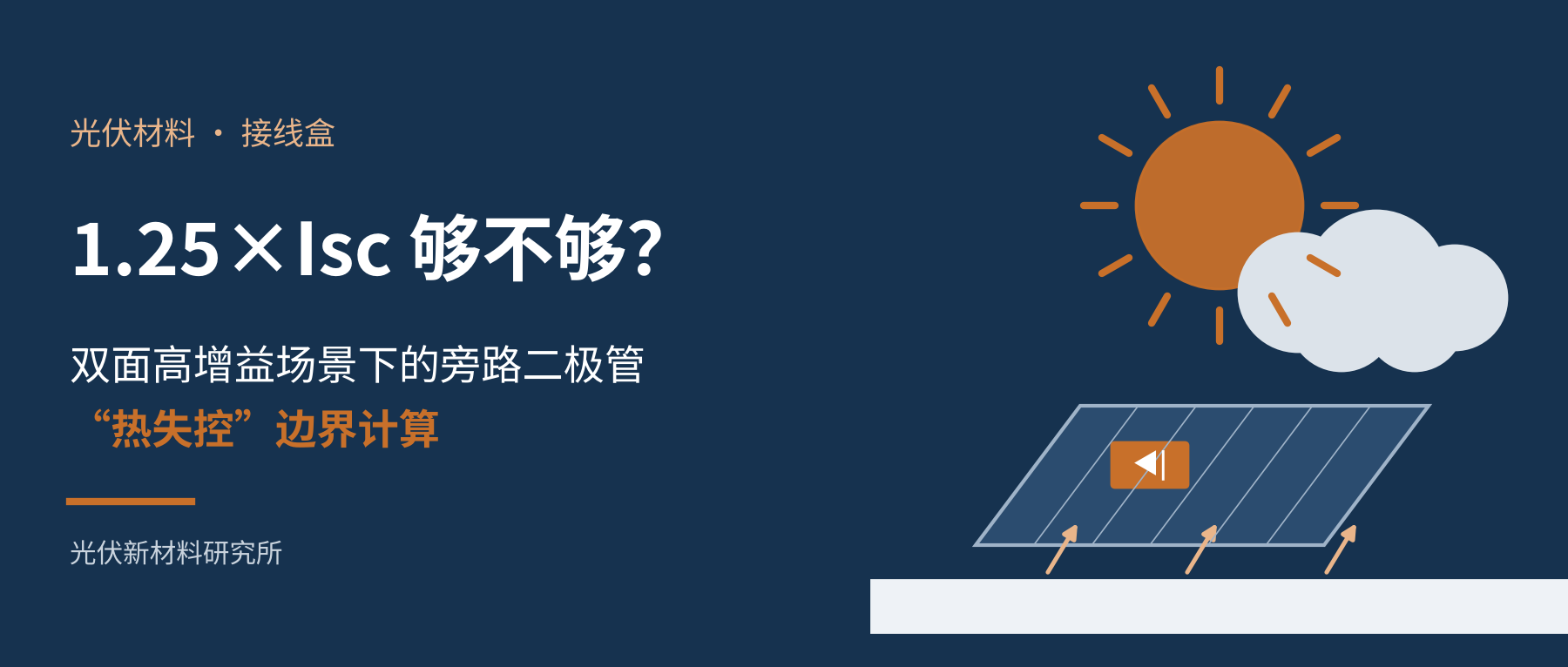 1.25倍Isc够不够？双面高增益场景下旁路二极管的“热失控”边界计算